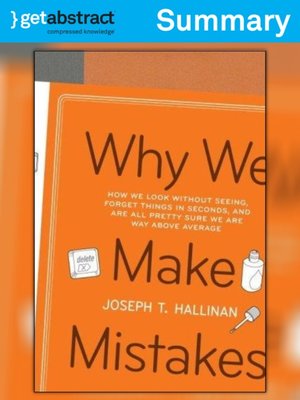 cover image of Why We Make Mistakes (Summary)